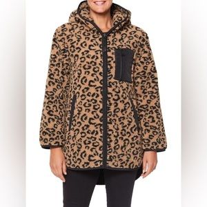 Sanctuary Reversible Leopard Fleece Coat